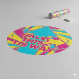 custom vinyl floor decals and graphics